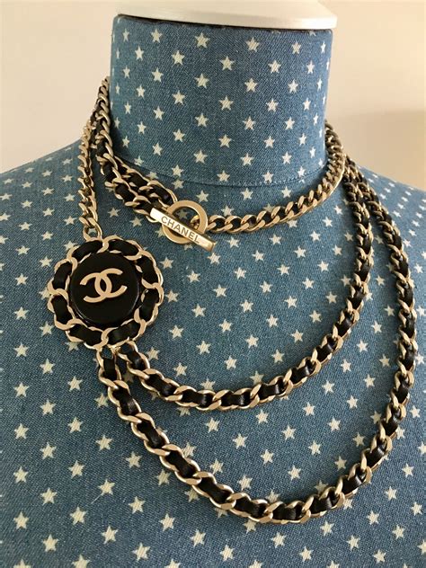 classic chanel necklace|chanel necklace online shop.